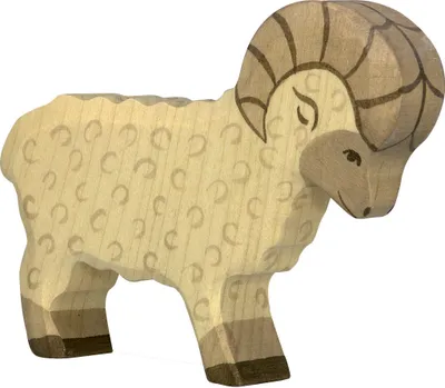 Produktbild von Widder Bauernhof Holzfigur Holzspielzeug von Holztiger