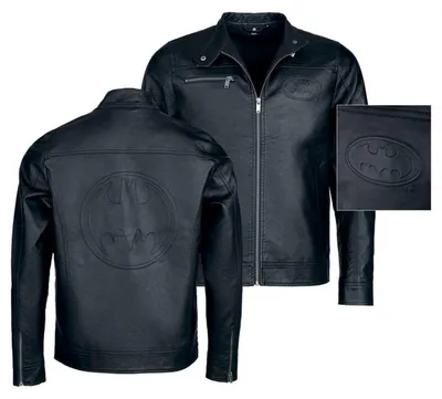 Produktbild von Batman Kunstlederjacke Herren Batman schwarz S