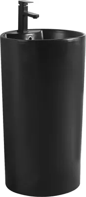 Immagine prodotto di Mexen Mana lavabo a colonna 45 x 45 cm, nero opaco - 26074670