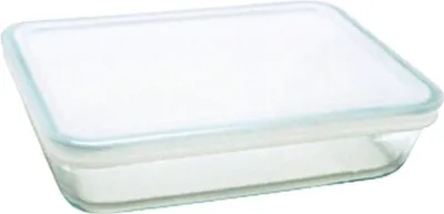 Immagine prodotto di Piatto rettangolare in vetro da 1,5l + coperchio in plastica Pyrex 242P000/5046