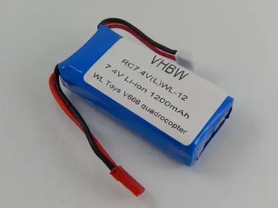 Produktbild von vhbw Akku kompatibel mit UDI U829A Drohne Multicopter Quadrocopter (1200 mAh, 7,4 V, Li-Ion)