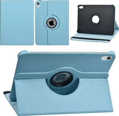 Produktbild von Apple iPad 10.9 (2022) Book Case Tablet - 360 Graden Draaibaar - Light Blue