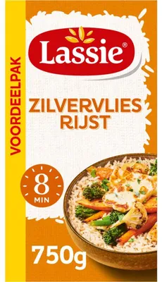 Produktbild von Lassie Zilvervliesrijst Vorteilspack 750g – Natürlicher Vollkornreis, ballaststoffreich