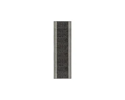 Zdjęcie produktu dla Chodnik 80x200cm na korytarz-przedpokój nowoczesny szaro kremowy