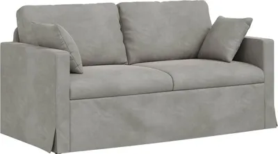 Immagine prodotto di vidaXL Divano Grigio chiaro 158 x 78 x 80 cm Velluto