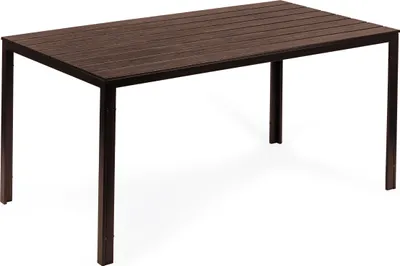 Zdjęcie produktu dla Stół cateringowy ogrodowy 156 x 78 cm Brązowy