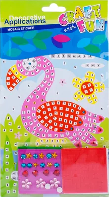 Produktbild von Bastelset Mosaik kleben mit dem Motiv Flamingo