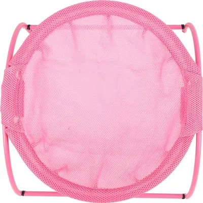 Produktbild von Erhöhtes Hunde-Hängemattenbett, abnehmbares, atmungsaktives Netz, waschbar, zum Schlafen von Katzen für Haustiere, Rosa