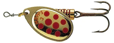Immagine prodotto di DAIWA Mepps Aglia, con puntini, spinning, oro/rosso, 1 pezzo, 52-05011 P