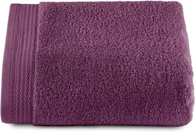 Produktbild von Famanu Badhandtuch Große – 100 x 150 cm – 100% Baumwolle – 600 g/m² – Aubergine