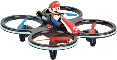 Produktbild von Carrera RC Mini Mario-Copter, ferngesteuerter Quadrocopter | 2.4 GHz Fernsteuerungstechnik | inkl. Akku und Batterien | Einfach zu Fliegen | Auto Start- und Landefunktion | automatische Höhenkontrolle