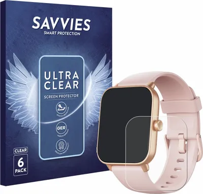 Produktbild von 6x Für aeac IDW19 1.85" Schutzfolie Savvies Displayschutz Display Schutz Folie Klar Transparent