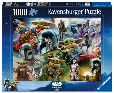 Obrázok produktu pre Puzzle "Mandalorián a Grogu" (1000 dielikov)