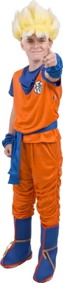 Obrázek produktu pro Maminka Goku dětský kostým žlutá 5-6 let žlutá 5-6 let