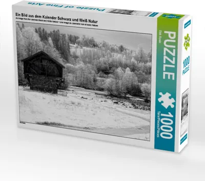 Produktbild von Calvendo Ein Bild aus dem Kalender Schwarz und Weiß Natur 1000 Teile Puzzle quer 640x480mm, Rosin Dirk; 7384747