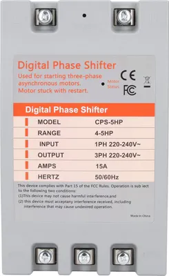 Produktbild von Digitaler Phasenumrichter (Einphasen- auf Dreiphasenumrichter) 4 bis 5 PS (2,2 bis 3,7 kW) 220šC240 V AC