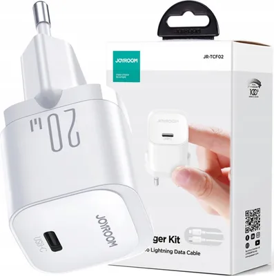 Produktbild von Joyroom Mini Schnellladegerät Usb C 20W Pd Weiß