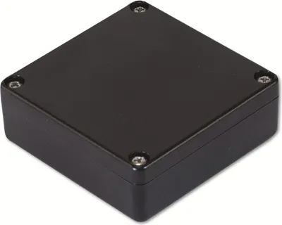 Productafbeelding van HAMMOND universele behuizing, model 1551WTBK, polycarbonaat, zwart, IP68, 60x60x22 mm