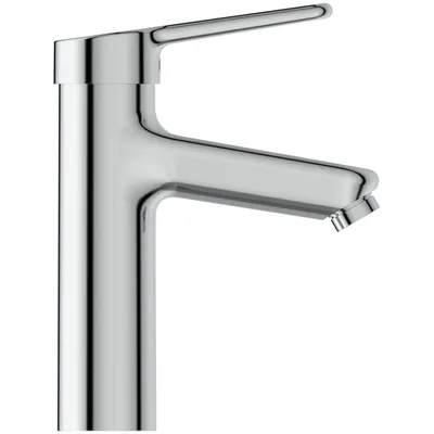 Produktbild von Ideal Standard Waschtischarmatur Ceraplus ohne Ablaufgarnitur Grande, Ausladung 123mm BC100AA Chrom