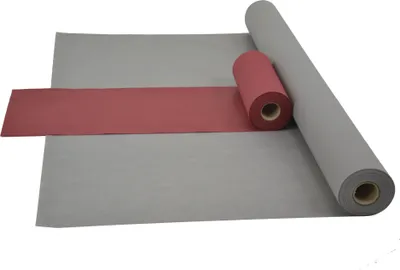 Produktbild von Sensalux Kombi-Set 1 Tischdeckenrolle 1m x 25m grau + Tischläufer 30cm bordeaux