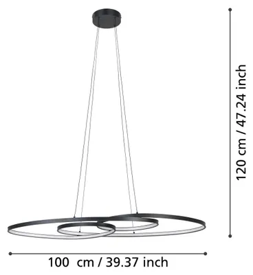 Obrázok produktu pre EGLO Gianella, Flexibilné uchytenie, Čierna, Biela, Hliník, Oceľ, Plast, IP20