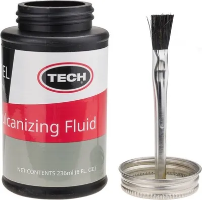 Produktbild von TECH Vulkanisierflüssigkeit 236ml mit Pinseldeckel Gummilösung Vulkanisierlösung
