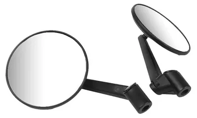 Image de Miroirs de rétroviseur universels pour motos - Pliables et réglables