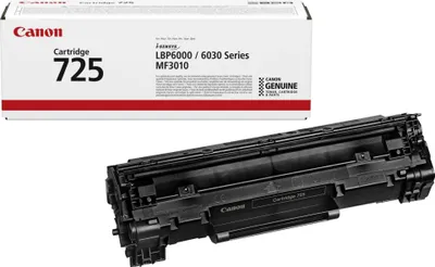 Produktbild von Canon Toner 725 Schwarz Original 1600 Seiten für i-SENSYS MF3010 LBP6000 LBP6020
