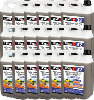 Produktbild von Weichmacher für Mörtel 90L, ersetzt Kalk in Mauer- und Putzmörteln, Plastifizierer für Zementmörtel und Putz RM32