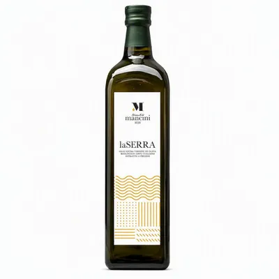 Produktbild von Tenuta Mancini La Serra Natives Olivenöl Extra 750 ml – 100 % Carolea aus Kalabrien