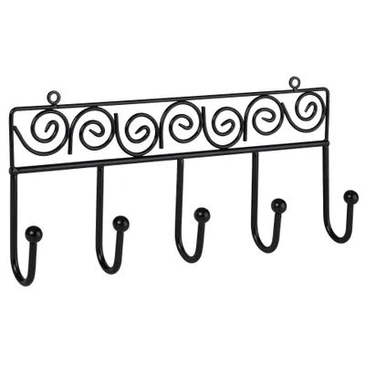 Obrázek produktu pro Walteco Věšáková lišta 320x155mm, 5 háčků, černá