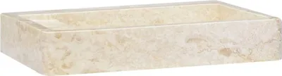 Produktbild von vidaXL Waschbecken Creme 58x39x10 cm Marmor