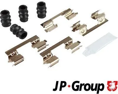 Produktbild von JP GROUP 4364004010 Zubehörsatz Scheibenbremsbelag Vorne für RENAULT KANGOO Express (FW0/1) KANGOO / GRAND KANGOO (KW0/1) KANGOO BE BOP (KW0/1)