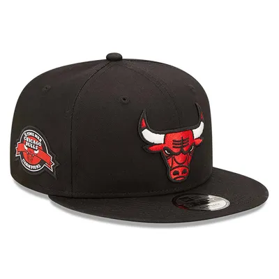Produktbild von New Era 9FIFTY Snapback Cap Team Side Patch Chicago Bulls black M/L
