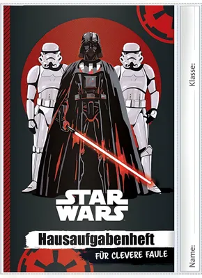 Produktbild von ROTH Hausaufgabenheft für clevere Faule "Star Wars" DIN A5