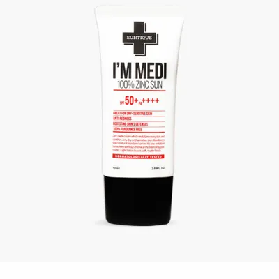 Immagine prodotto di Suntique I'm Medi 100 Zinc Sun Spf50 50ml