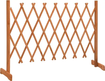 Produktbild von vidaXL Garten-Rankzaun Orange 150x80 cm Massivholz Tanne