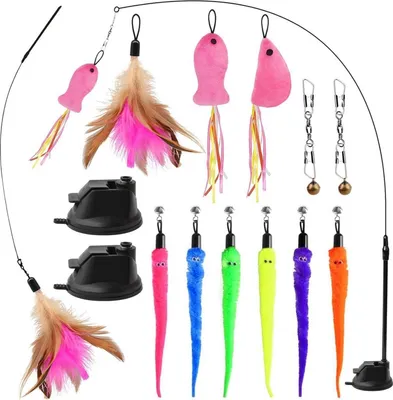 Image de Set de jouets interactifs pour chats avec 13 pièces