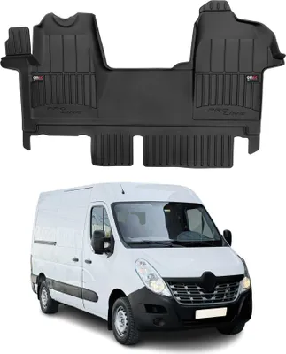 Produktbild von OMAC Gummi Fußmatten für Opel Movano typ B 2010-2022 Premium TPE Automatten