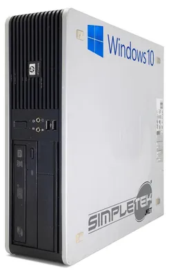 Produktbild von HP DC7900, Windows 10, 4 GB RAM, 120 GB SSD, DVD-Laufwerk, serielle Schnittstelle (RS232), COM-Anschluss, Desktop-Computer