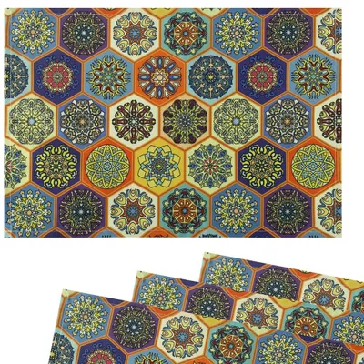Immagine prodotto di Tovagliette tessili CLOTH piastrelle motivo mosaico set di 4 45x30 cm