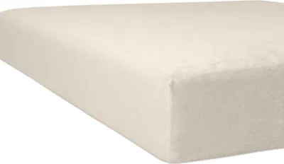 Produktbild von Kneer - Betttuch/Massageliegenbezug - *Qualität 10* Flausch-Frottee - Farbe:  02 Leinen - Größe: 75/190-85/200 cm  Hohlsaum