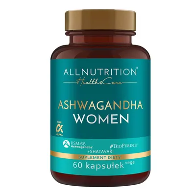 Produktbild von Allnutrition Health & Care Ashwagandha Women, 60 kapsułek