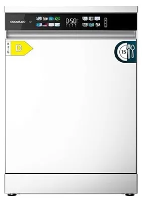 Produktbild von Cecotec 6210 D, Freistehend, Standardgröße (60 cm), Weiß, Schwarz, Berührung, 2 Korb/Körbe