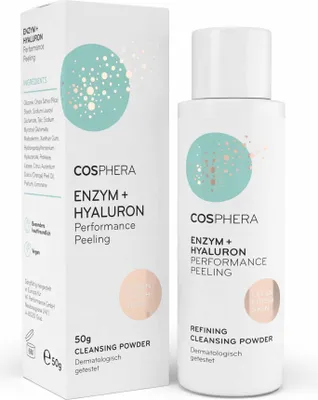 Produktbild von Cosphera Hyaluron Enzympeeling Pulver | 50 g | sanfte Peelingformel | vegan