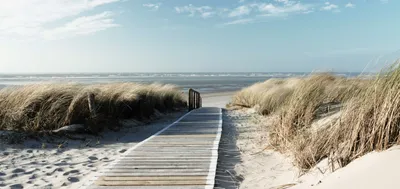 Produktbild von Leinwandbild - Mehrfarbig - 70 x 33 cm - Strandlandschaft