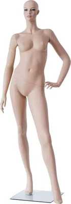 Produktbild von K-4698 Schaufensterpuppe weiblich. Hautfarbe stehend elegant schick modern