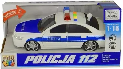 Obrázok produktu pre Policajné auto so zvukovými a svetelnými efektmi