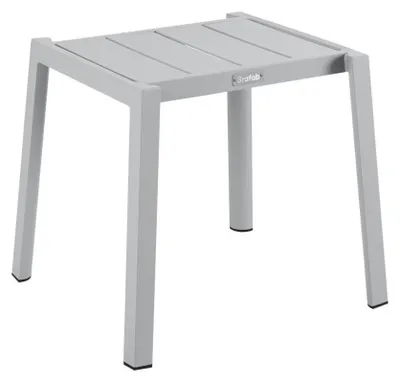 Produktbild von Beistelltisch Delia 40 x 39 x 45 cm Aluminium Hellgrau