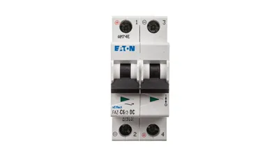 Obrázek produktu pro Jistič 2P C 6A 15kA DC FAZ C6/2-DC 279137